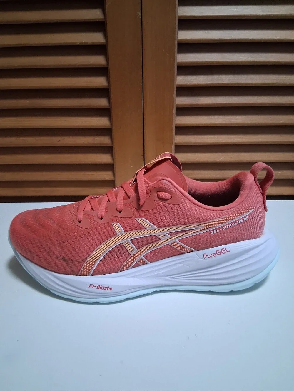 ASICS GEL-Cumulus 27 Dark Pink Clay/ Cream Women's Running Shoe * Size: 7.5